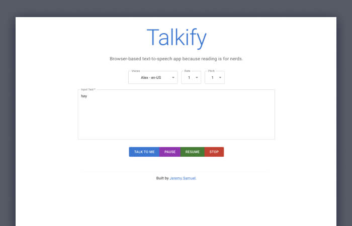 Talkify